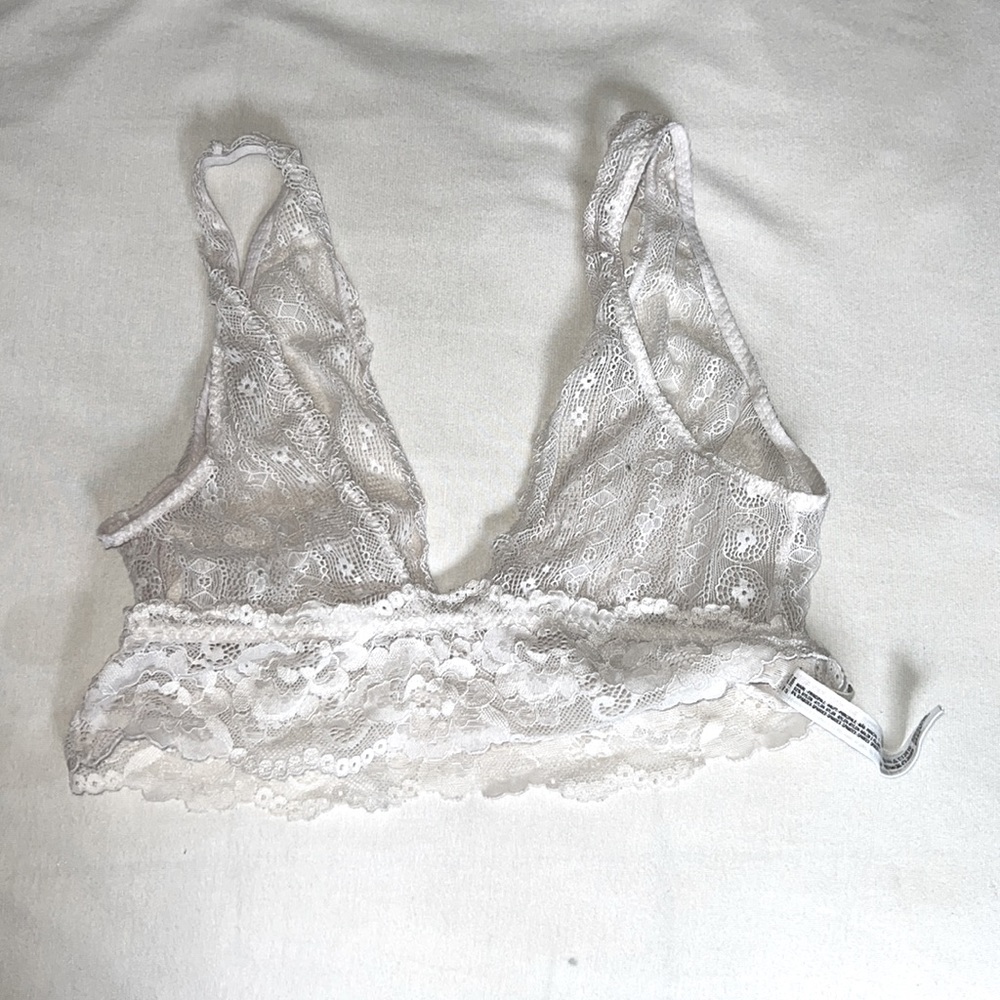 Free people White lace bralette